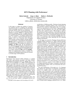 HTN Planning with Preferences