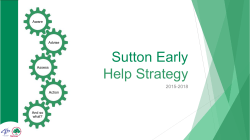 Sutton Early Help Strategy