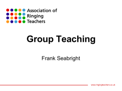 Stub-Hub - Association of Ringing Teachers
