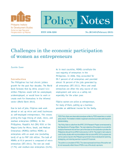 Policy Notes - SERP-P