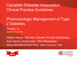 CDA Pharmacologic Management PPP 2015