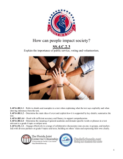 SS4C23 Citizens Impact Society