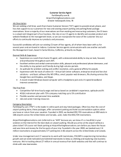 Customer Service Agent ParkSleepFly.com