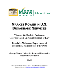 market power in us broadband services