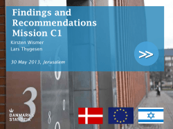 Annex C1.4 Recommendations