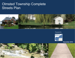 Olmsted Township Complete Streets Plan