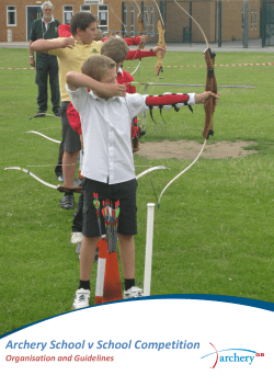 Archery School v School Competition