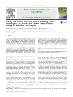 An Affordable and Effective Reimbursement Strategy for I