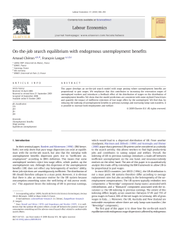 On-the-job search equilibrium with endogenous unemployment