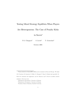 Testing Mixed Strategy Equilibria When Players Are Heterogeneous