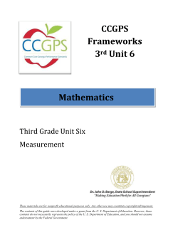 STANDARDS FOR MATHEMATICAL CONTENT MCC.3.MD.2