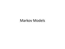 Markov Models