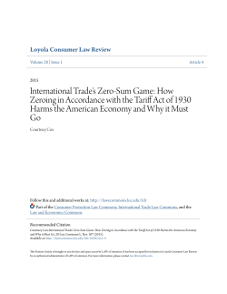 International Trade`s Zero-Sum Game: How