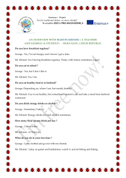 How did you decide to lose weight? - Yes for Traditional Dishes