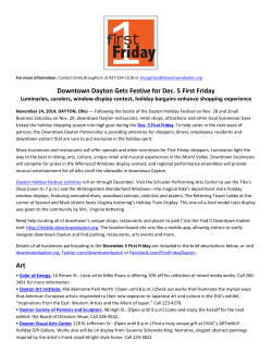 Downtown Dayton Gets Festive for Dec. 5 First Friday
