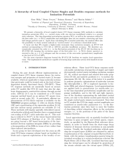 A hierarchy of local Coupled Cluster Singles and Doubles response