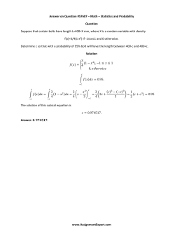 Answer on Question #57607 &ndash; Math &ndash; Statistics and Probability
