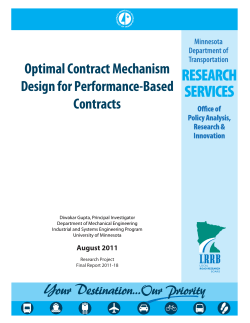 Optimal Contract Mechanism Design for Performance-Based