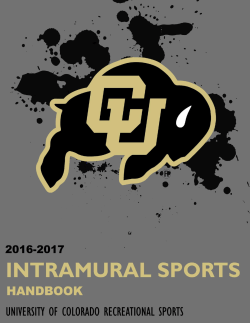 Handbook - University of Colorado Boulder