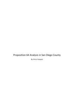 Prop. 64 analysis - San Diego Union Tribune