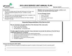 2015-16 Service Unit Annual Plan Template