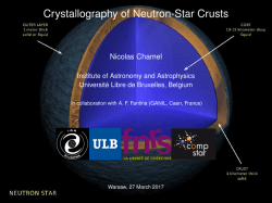 Crystallography of Neutron
