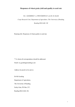 A mathematical description of flag leaf senescence, the influence of