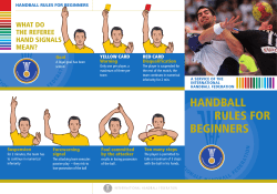 handball rules for beginners