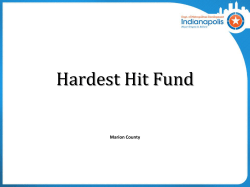 Hardest Hit Fund