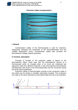 I. General respectively en variable temp thermoelectric v II. Function