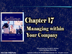 Some questions answered in Chapter 17 Which areas of the