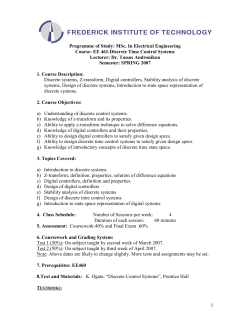 Master of Science in Electrical Engineering