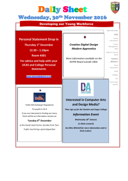 Daily Sheet (5) - Dundee