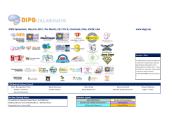 2017 DIPG Symposium Agenda