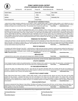 Ticket to Play - Poway Unified School District