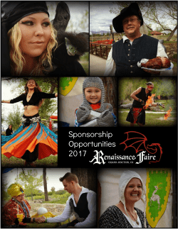 the 2017 Sponsorship Packet