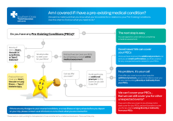 Am I covered if I have a pre-existing medical condition?