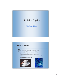 Statistical Physics Time`s Arrow
