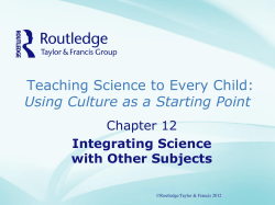 Teaching Science to Every Child: Using Culture as a