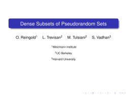 Dense Subsets of Pseudorandom Sets