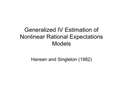 Generalized IV Estimation of Nonlinear Rational Expectations Models