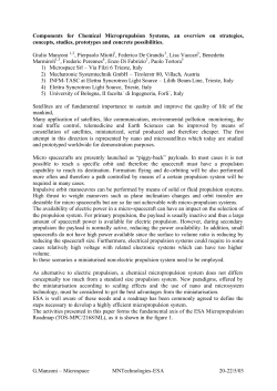 Components for chemical micropropulsion systems, an
