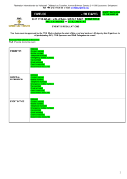 event`s regulations