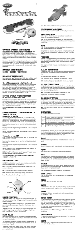 CONTROLLING YOUR SPEED BASIC GAME PLAY RUNS FREE