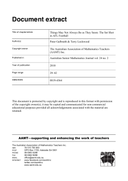 - Australian Association of Mathematics Teachers