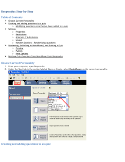 Respondus Step-by-Step Instructions