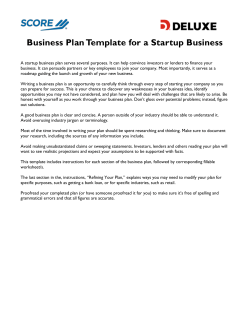 SCORE-Deluxe-Startup-Business-Plan-Template
