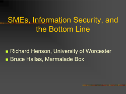 Economics of Information Security