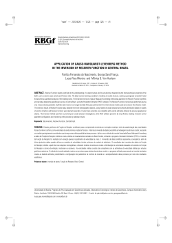 APPLICATION OF GAUSS-MARQUARDT-LEVENBERG