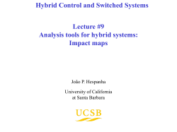 Analysis tools for hybrid systems